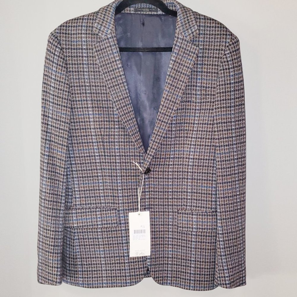 Scotch & Soda Men's Check Knit Sport Coat (NWT) M